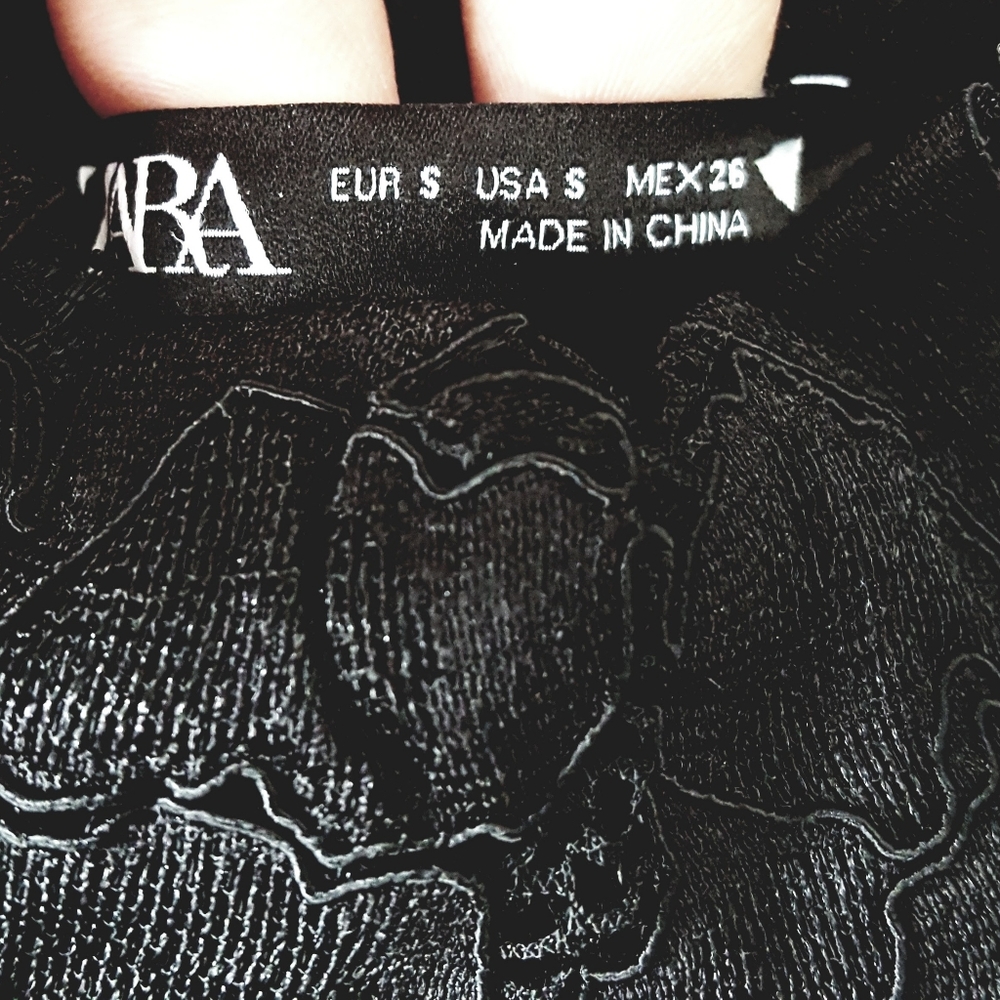 ▪︎Zara▪︎Black Lace Bodysuit - Picture 6 of 8